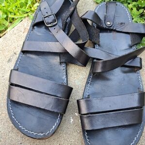 Neiman Marcus Italia Sandals  Men Leather black size 8